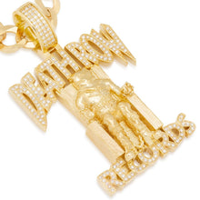 Load image into Gallery viewer, 14K Solid Gold And Diamond King Ice x Death Row Logo Necklace
